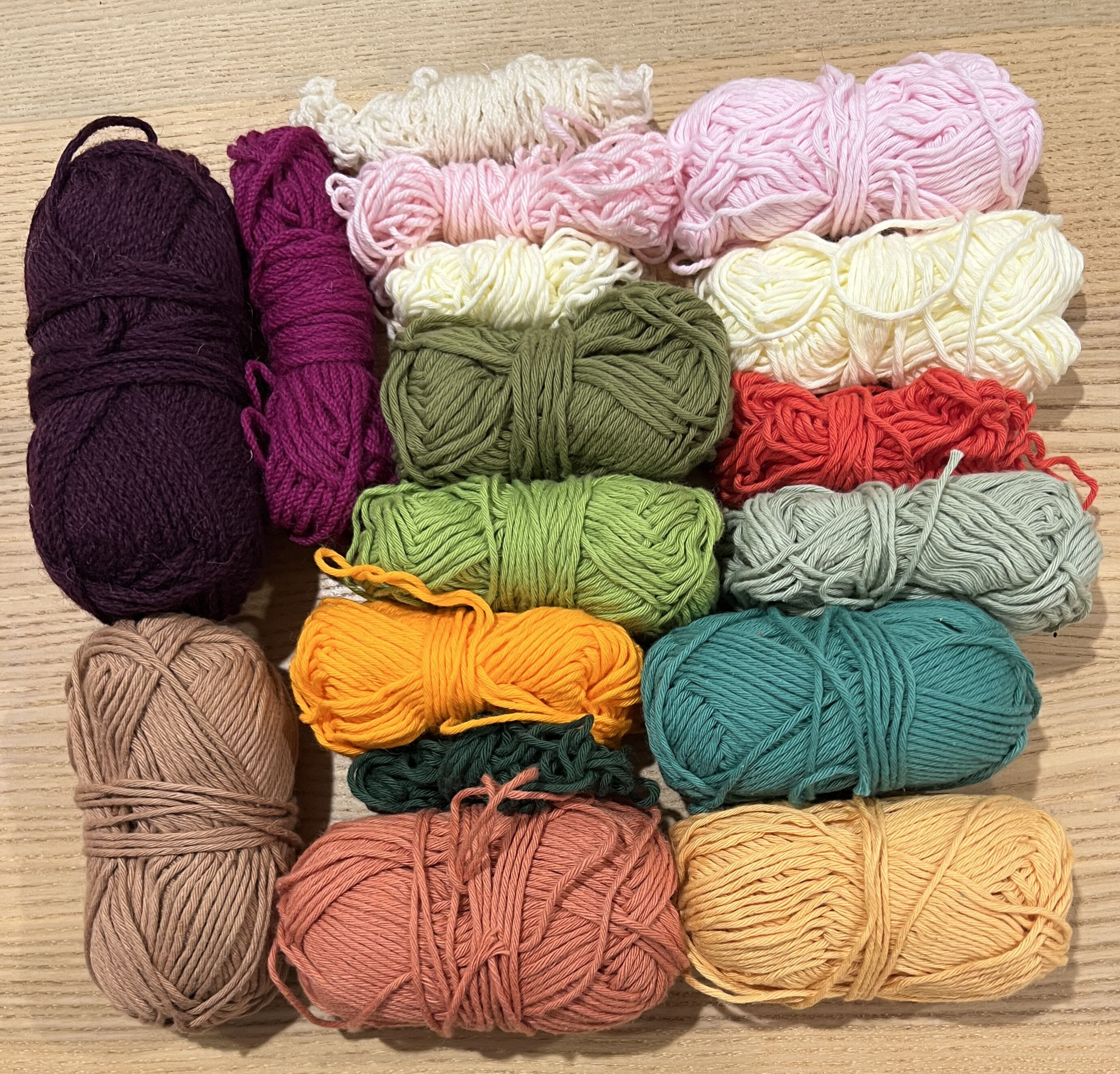 Colour scheme from wool