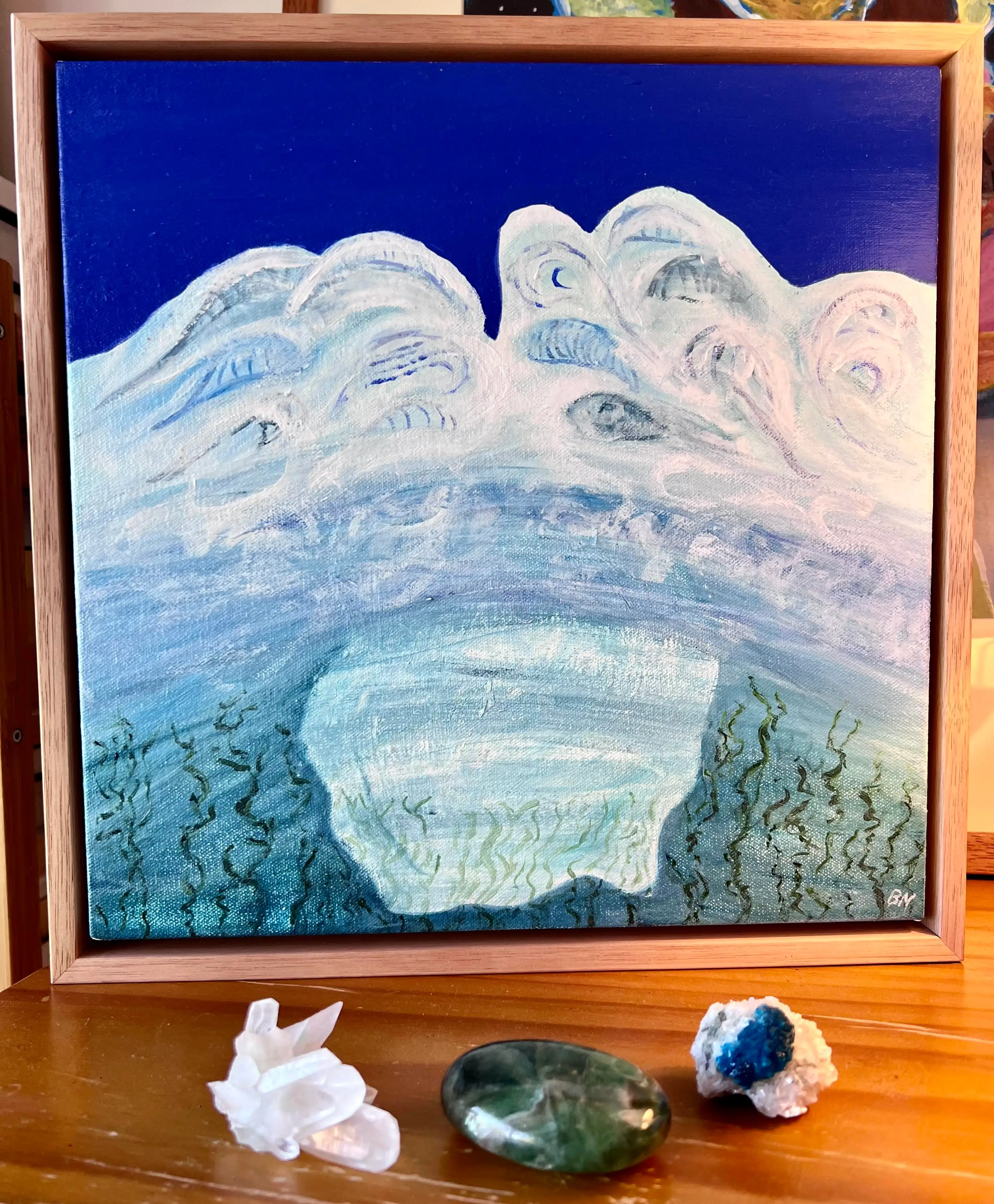 Ocean Quartz framed